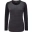 Mountain Equipment Womens Redline Long Sleeved Tee - Cosmos Stripe-Cosmos