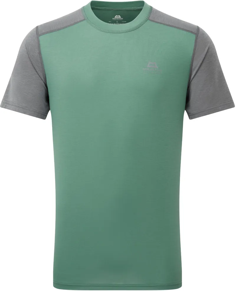 Mountain Equipment Mens Headpoint Block Tee - Sage-Flint