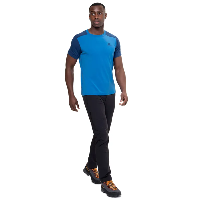 Mountain Equipment Mens Headpoint Block Tee - Atlantic-Admiral-2