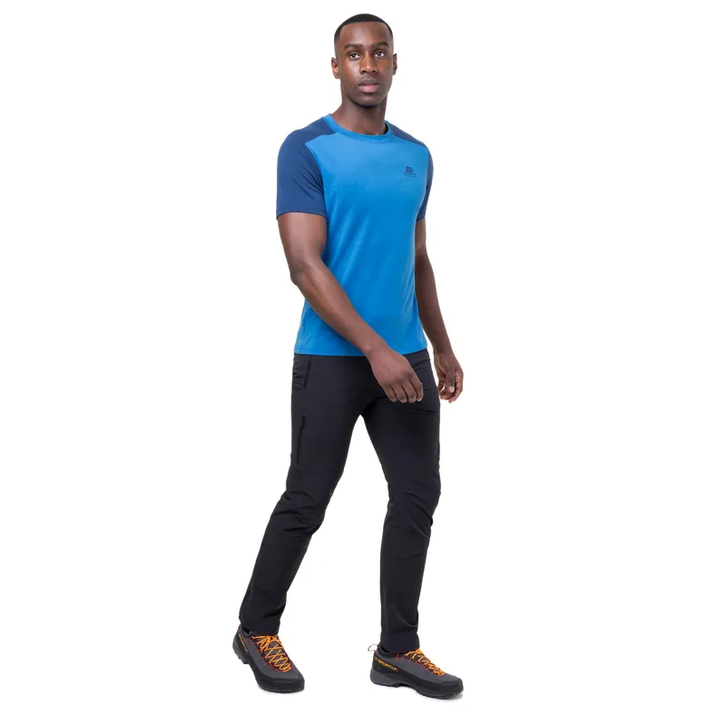 Mountain Equipment Mens Headpoint Block Tee - Atlantic-Admiral-4