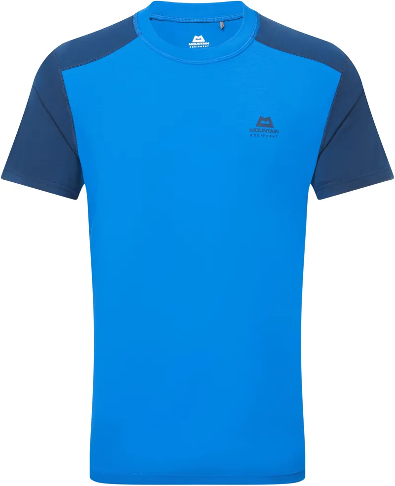 Mountain Equipment Mens Headpoint Block Tee - Atlantic-Admiral