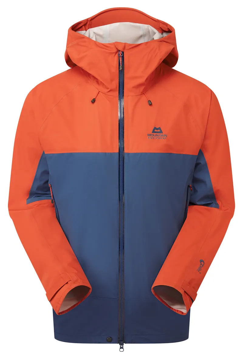 Mountain Equipment Mens Odyssey Jacket - Dusk-Red Rock