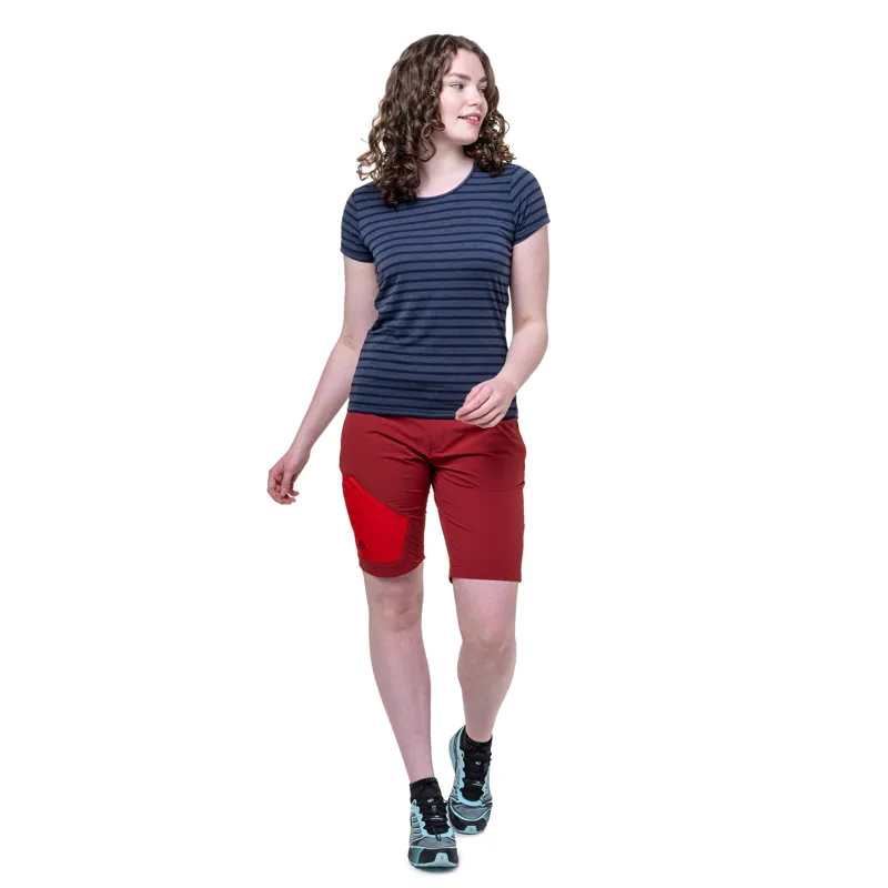 Mountain Equipment Womens Comici Shorts - Merlot-Chili-2