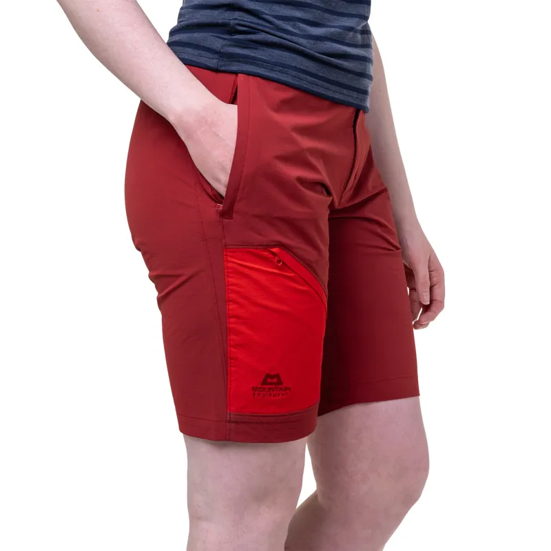 Mountain Equipment Womens Comici Shorts - Merlot-Chili-5