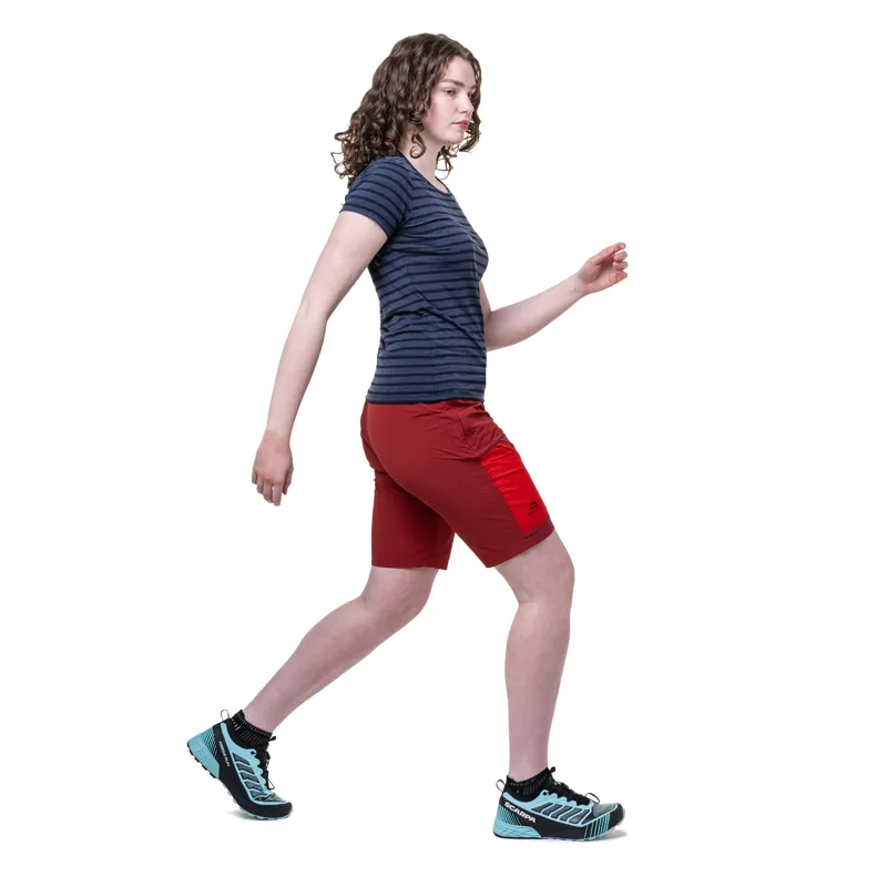 Mountain Equipment Womens Comici Shorts - Merlot-Chili-7
