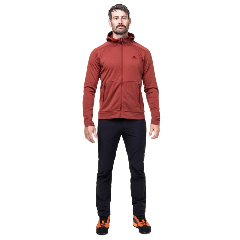 Mountain Equipment Mens Oracool Hooded Jacket - Merlot-1