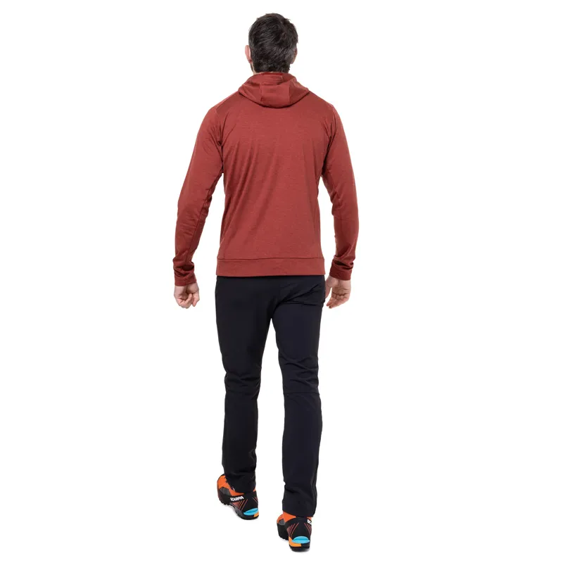 Mountain Equipment Mens Oracool Hooded Jacket - Merlot-5