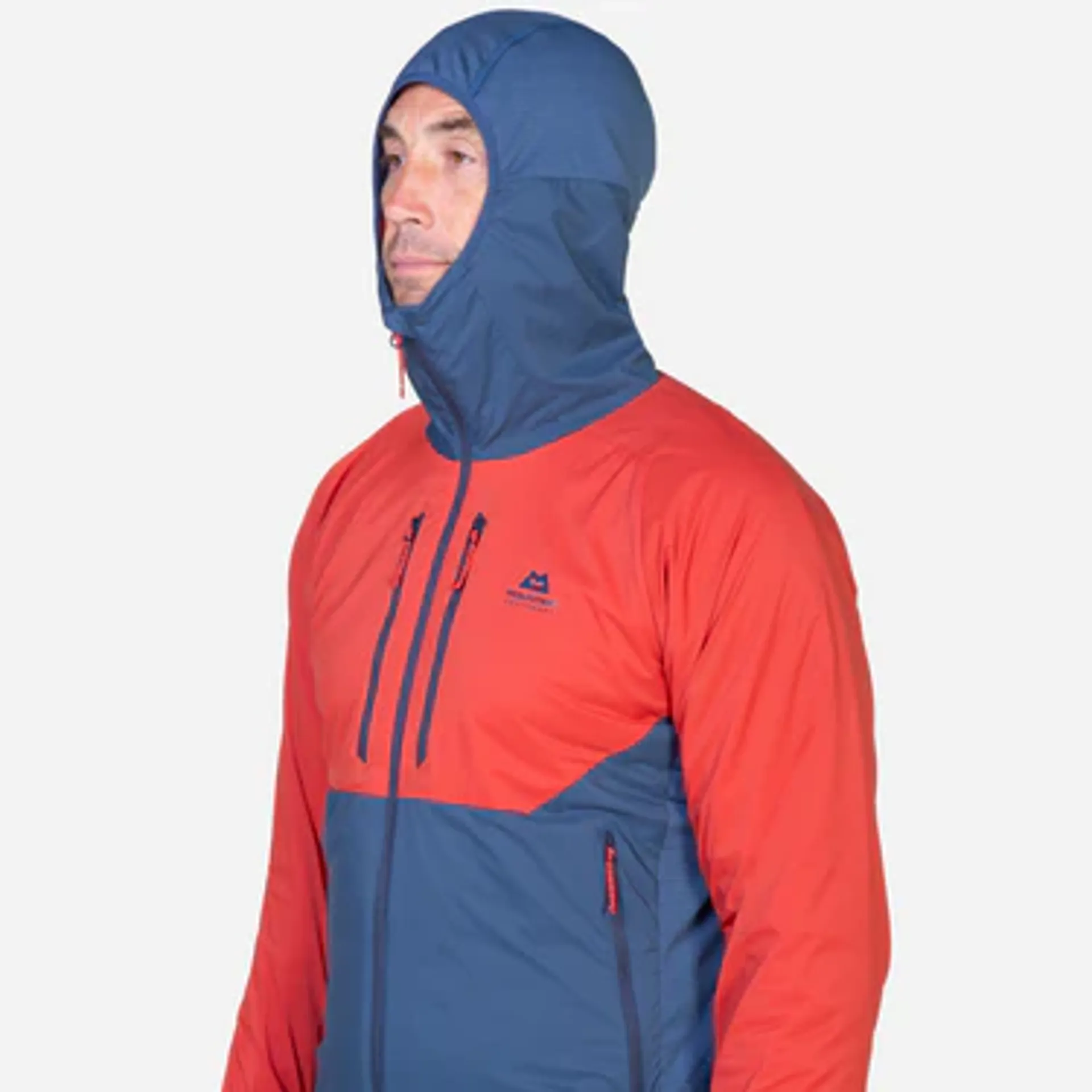 Mountain Equipment Mens Switch Pro Hooded Jacket - Red Rock-Dusk
