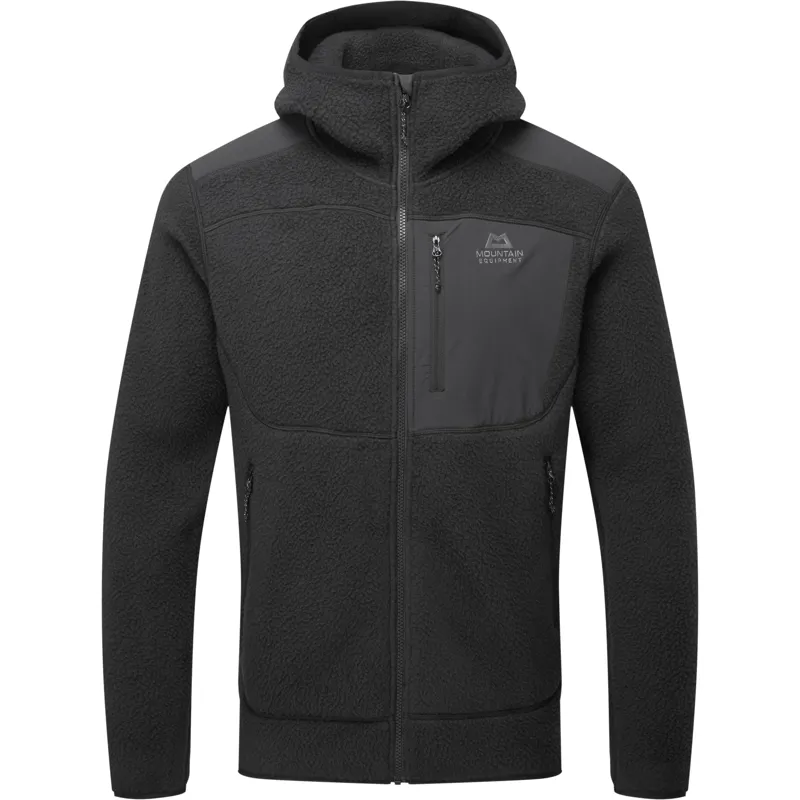 Mountain Equipment Mens Highpile Hooded Jacket - Black