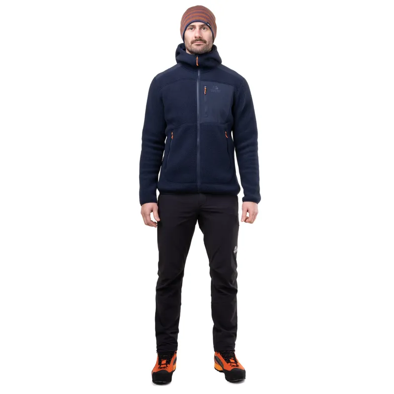 Mountain Equipment Mens Highpile Hooded Jacket - Black-1