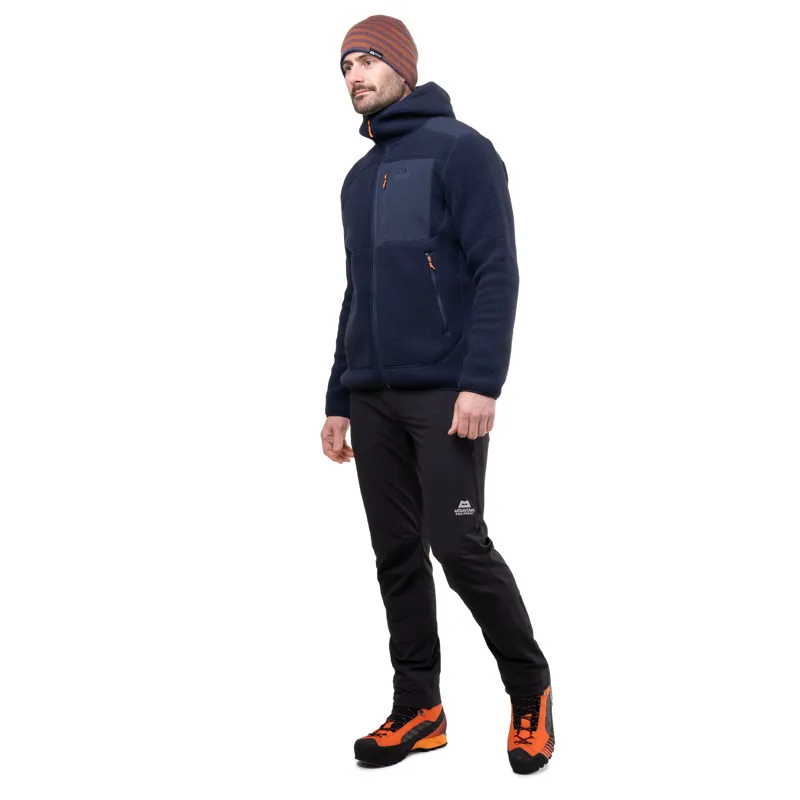 Mountain Equipment Mens Highpile Hooded Jacket - Red Rock-Ombre-3