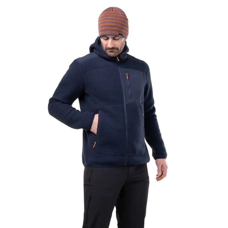 Mountain Equipment Mens Highpile Hooded Jacket - Red Rock-Ombre-4