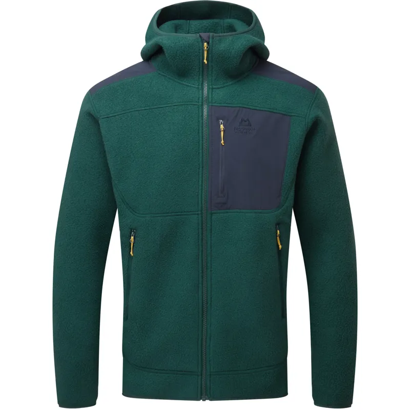 Mountain Equipment Mens Highpile Hooded Jacket - Pine-Cosmos