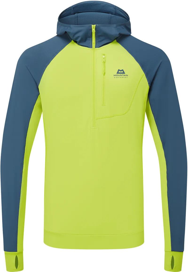 Mountain Equipment Mens Aiguille Hooded Top - Vine-Majolica