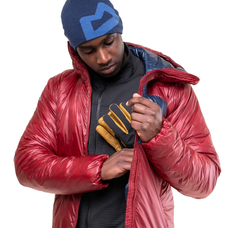 Mountain Equipment Mens Oreus Hooded Jacket - Merlot-Admiral Blue-7