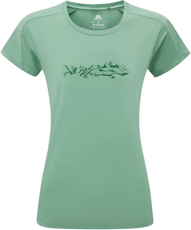 Mountain Equipment Womens Headpoint Skyline Tee - Lichen