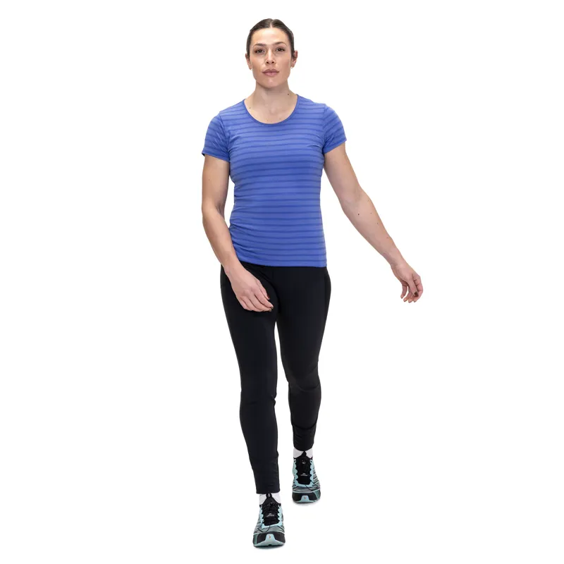 Mountain Equipment Womens Groundup Stripe Tee - Vivid Stripe-3