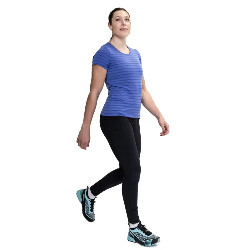 Mountain Equipment Womens Groundup Stripe Tee - Vivid Stripe-6