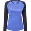 Mountain Equipment Womens Redline Long Sleeved Tee - Vivid Stripe-Cosmos