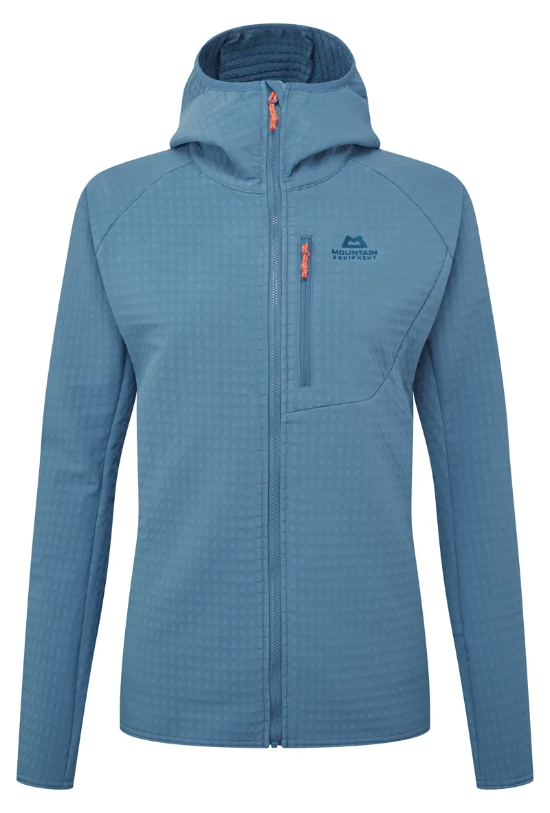 Mountain Equipment Womens Shroud Hooded Jacket - Stellar Blue