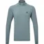 Mountain Equipment Mens Cerrig Long Sleeved Zip-Tee - Goblin Blue
