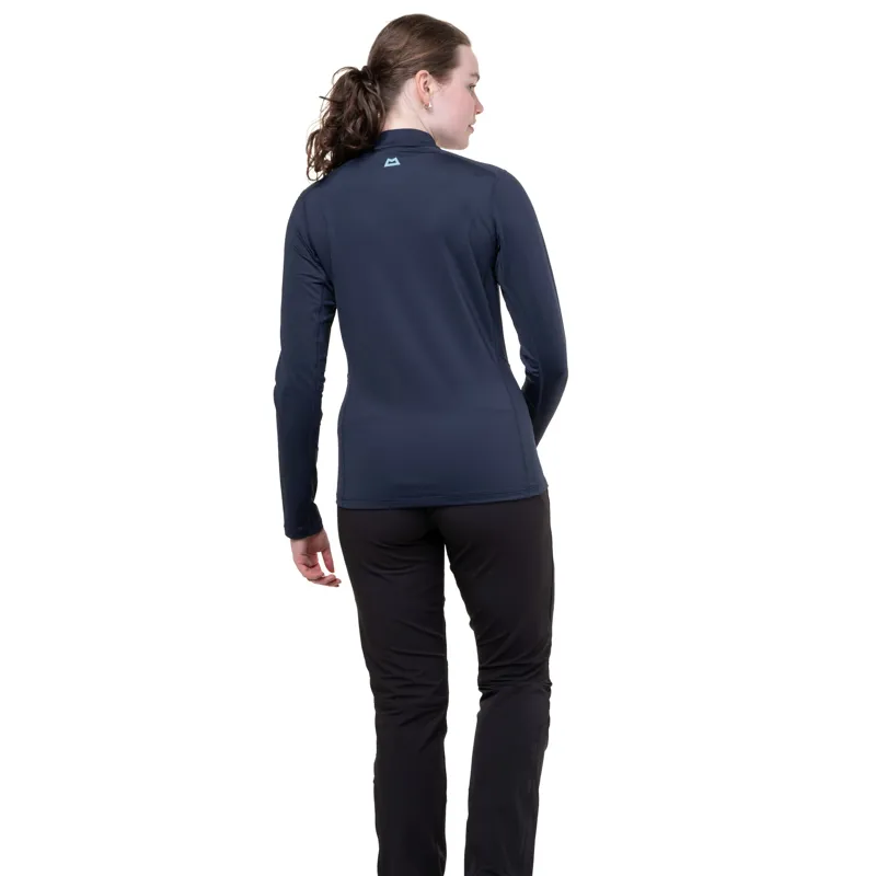 Mountain Equipment Womens Cerrig Long Sleeved Zip-Tee - Cosmos-4