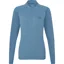 Mountain Equipment Womens Cerrig Long Sleeved Zip-Tee - Stellar Blue