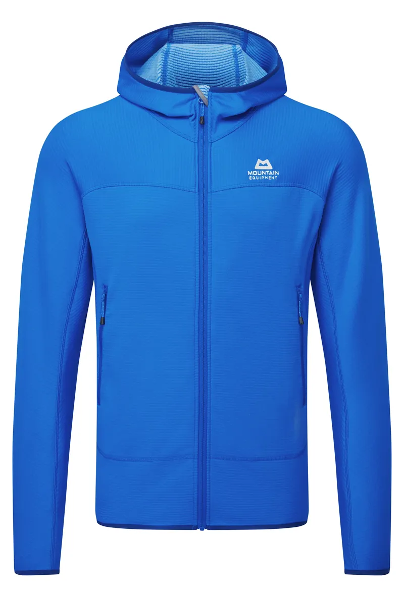 Mountain Equipment Mens Technostretch Hooded Jacket - Light Ocean
