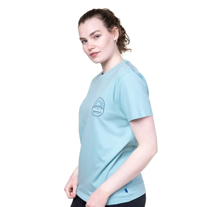 Mountain Equipment Womens Alpenglow Tee - Tee Aqua-5