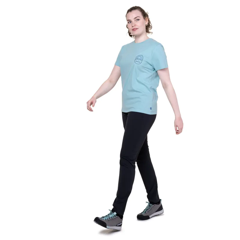 Mountain Equipment Womens Alpenglow Tee - Tee Aqua-2