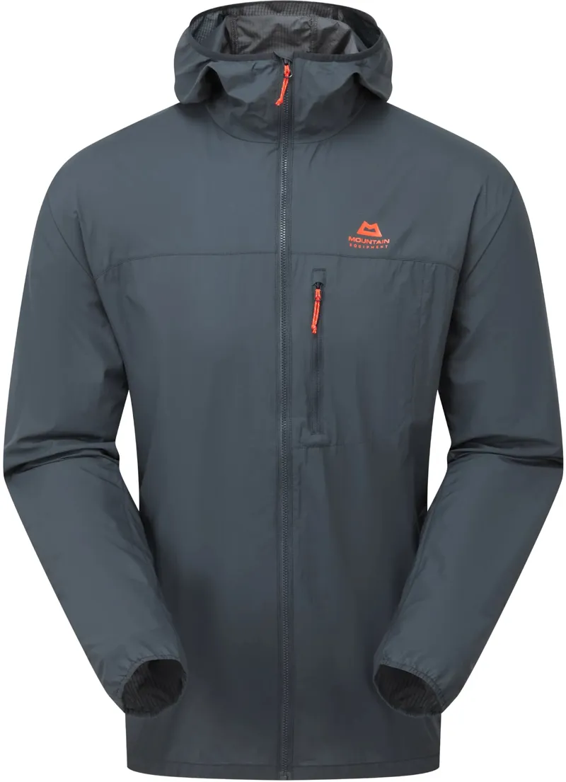 Mountain Equipment Mens Aerofoil Hooded Jacket - Blue Nights