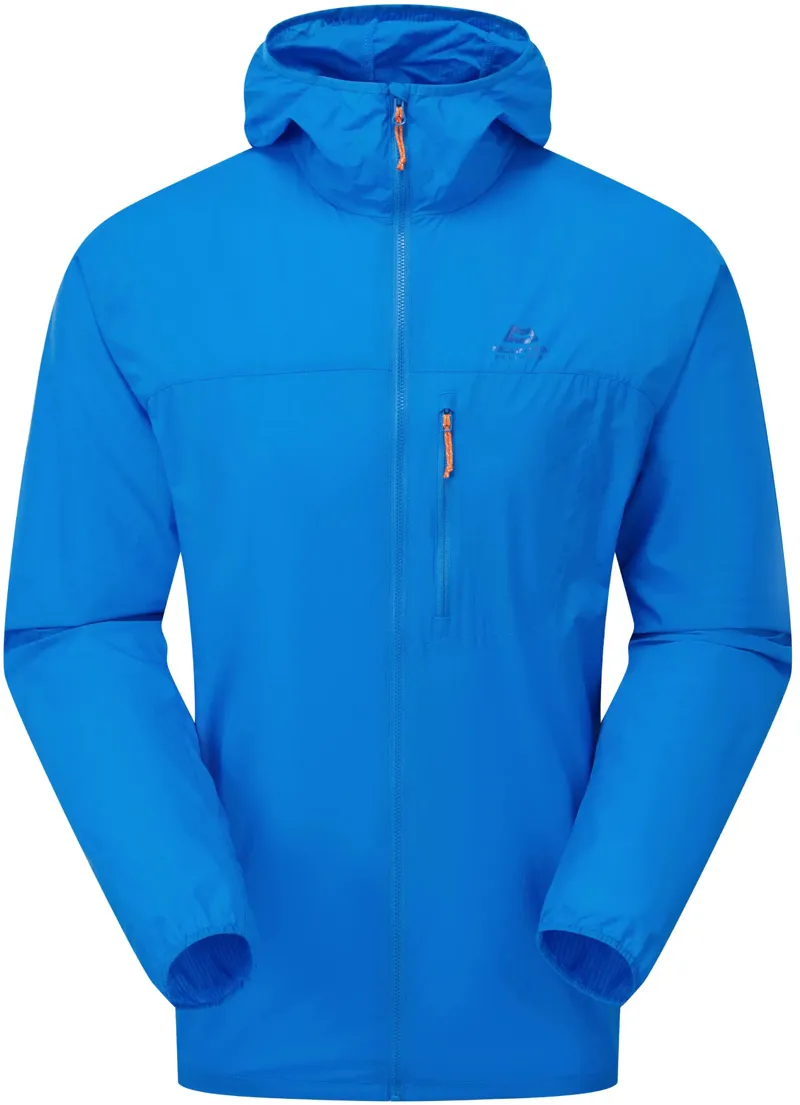 Mountain Equipment Mens Aerofoil Hooded Jacket - Atlantic Blue