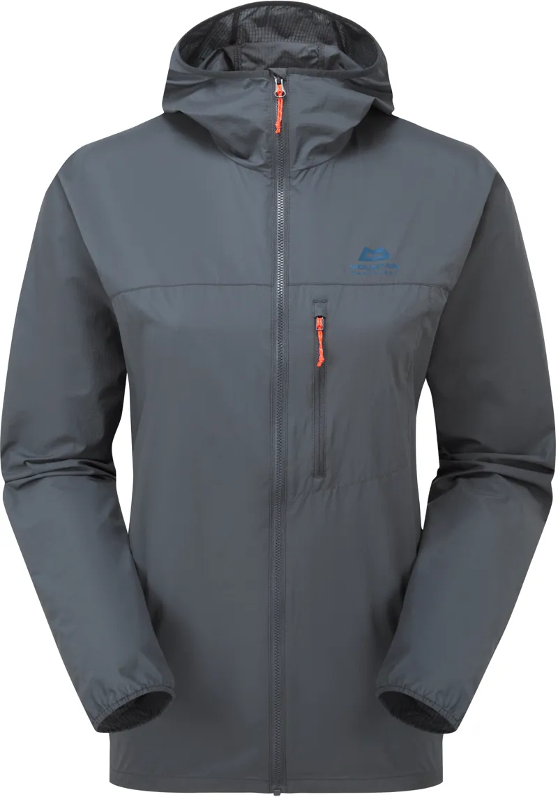 Mountain Equipment Womens Aerofoil Hooded Jacket - Blue Nights