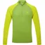 Mountain Equipment Mens Nava Long Sleeved Zip-Tee - Cactus-Vine