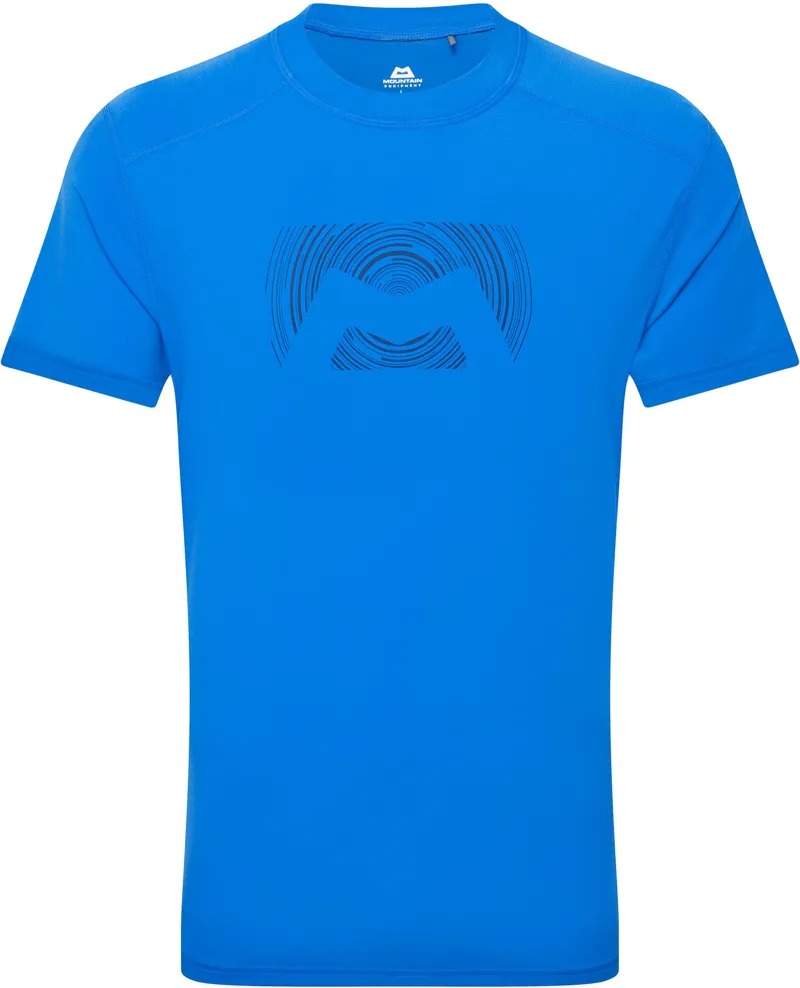 Mountain Equipment Mens Headpoint Graphic Tee - Atlantic Blue