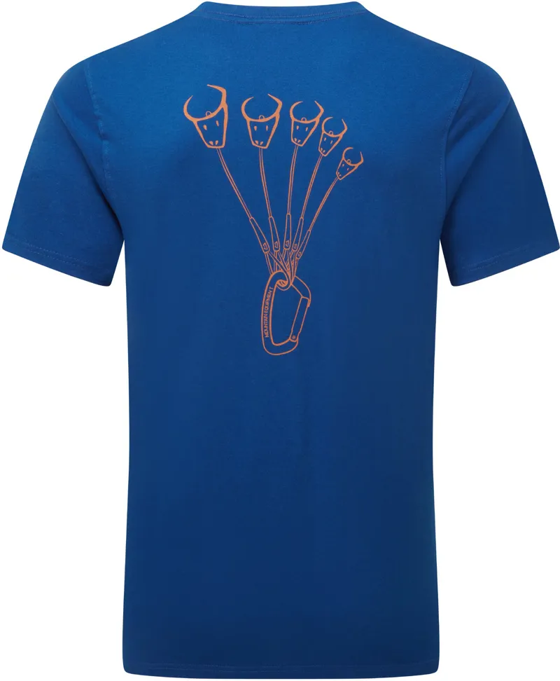 Mountain Equipment Mens Yorik On Wire Tee - Admiral Blue-1