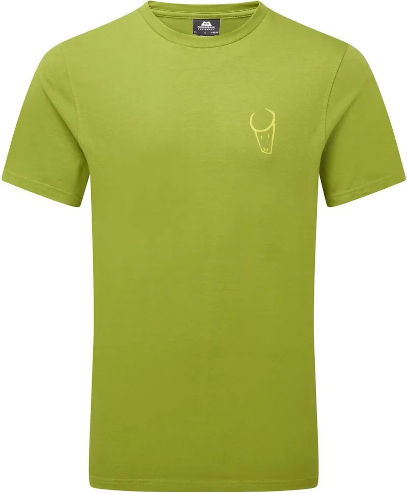 Mountain Equipment Mens Yorik On Wire Tee - Cactus