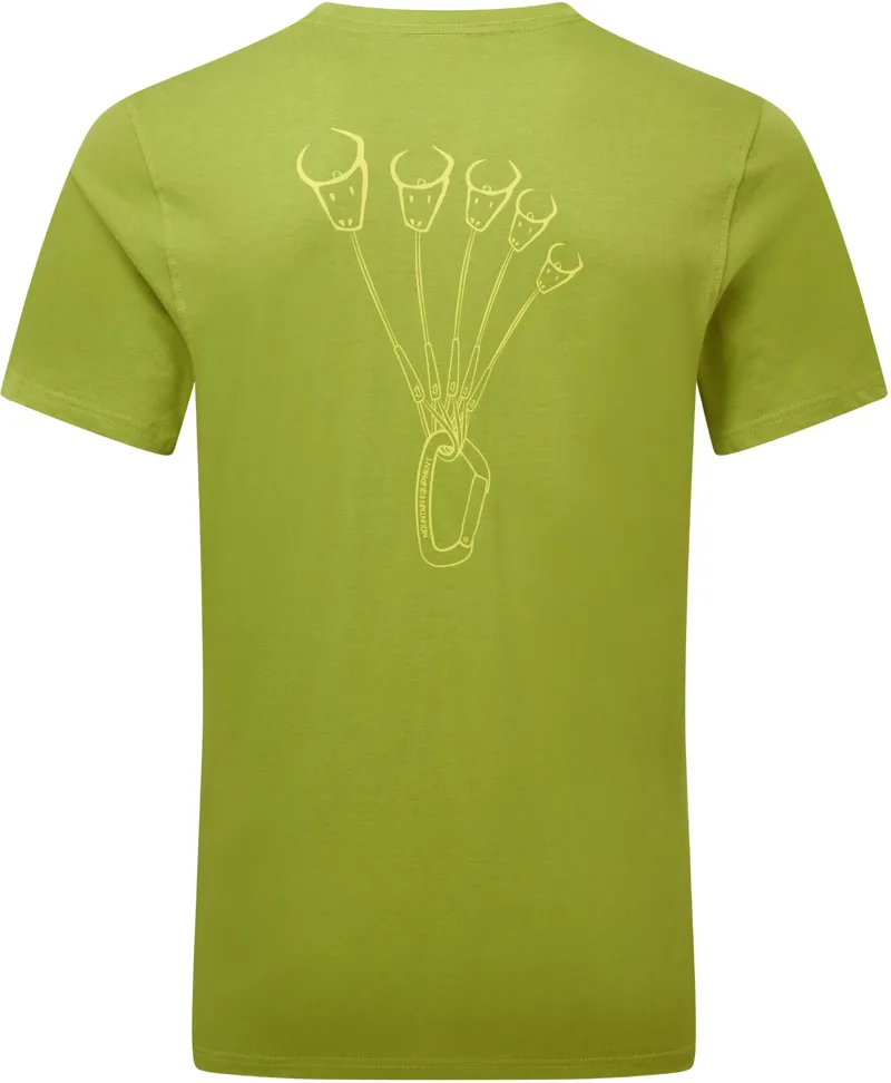 Mountain Equipment Mens Yorik On Wire Tee - Cactus-1