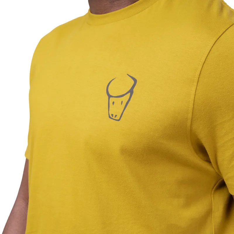 Mountain Equipment Mens Yorik On Wire Tee - Olive Oil-5