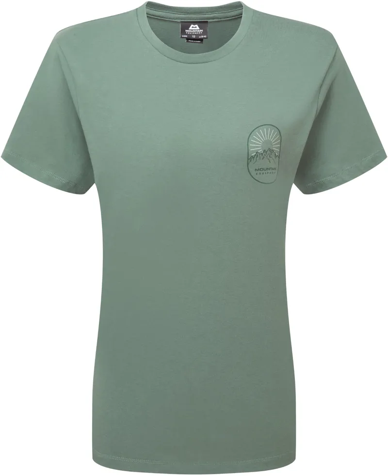 Mountain Equipment Womens Alpenglow Tee - Tee Sage