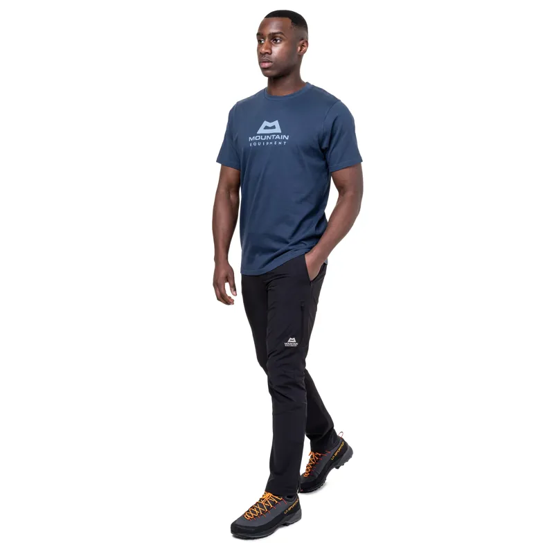 Mountain Equipment Mens Emblem Tee - Denim Blue-4
