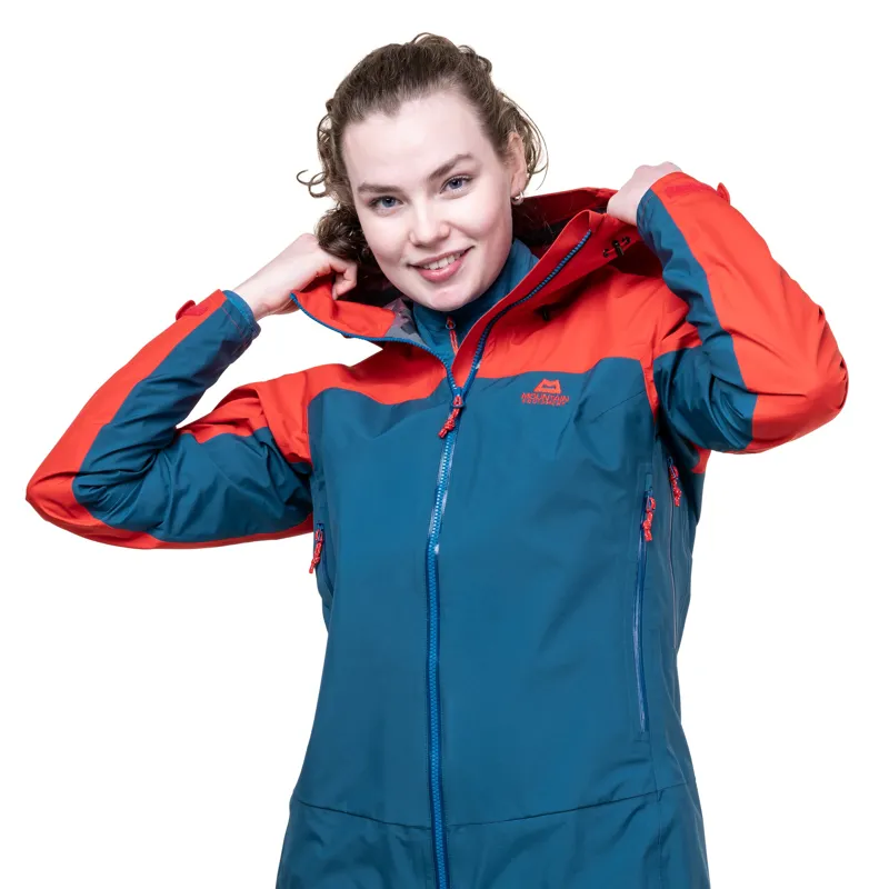 Mountain Equipment Womens Odyssey Jacket - Majolica-Chili-5
