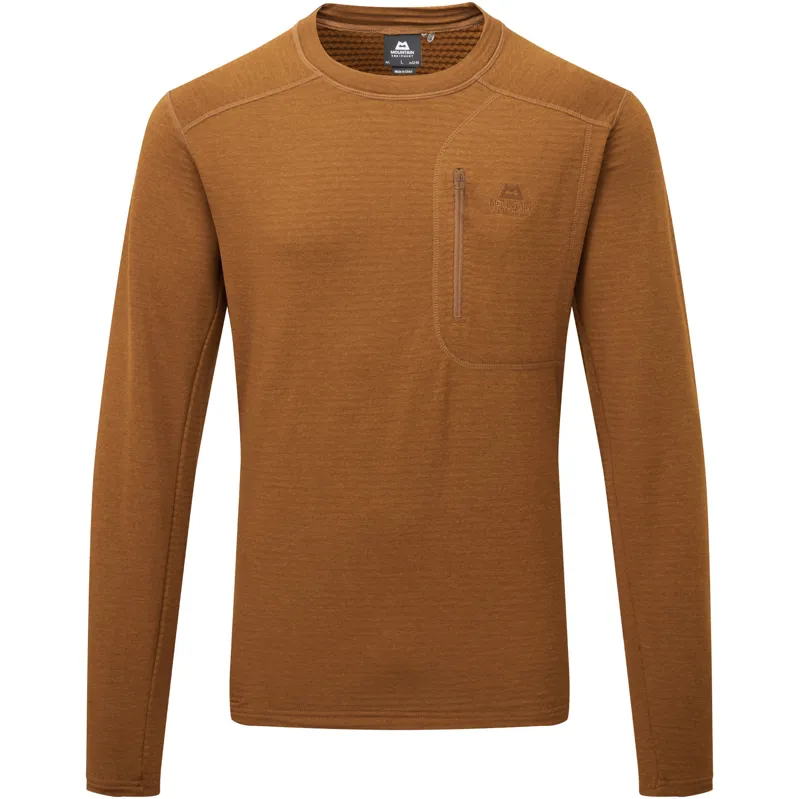 Mountain Equipment Mens Apiro Crew - Walnut