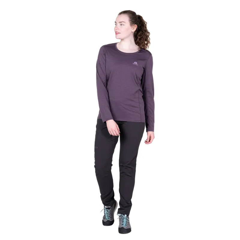 Mountain Equipment Womens Tempi Long Sleeved Tee - Nightshade-1