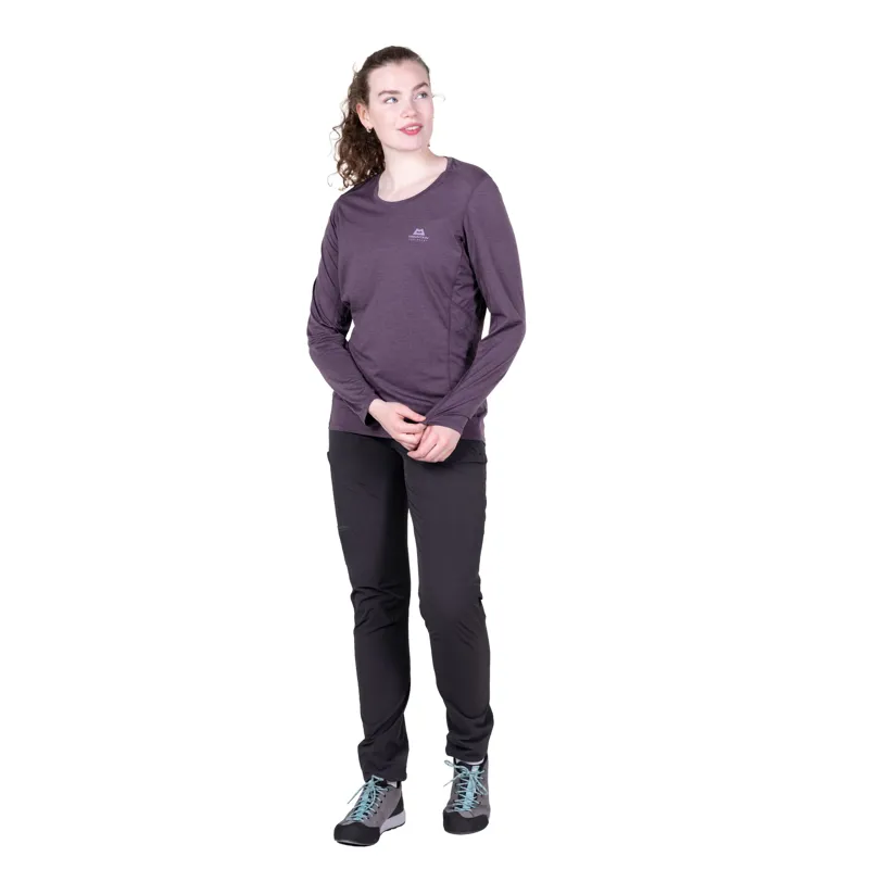 Mountain Equipment Womens Tempi Long Sleeved Tee - Nightshade-2
