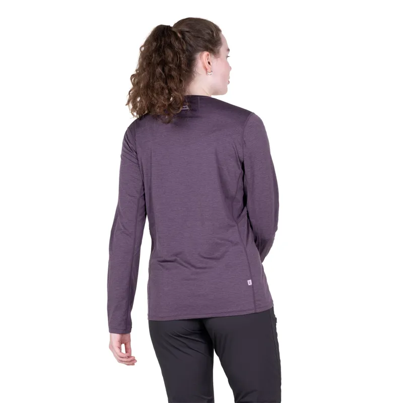 Mountain Equipment Womens Tempi Long Sleeved Tee - Nightshade-4