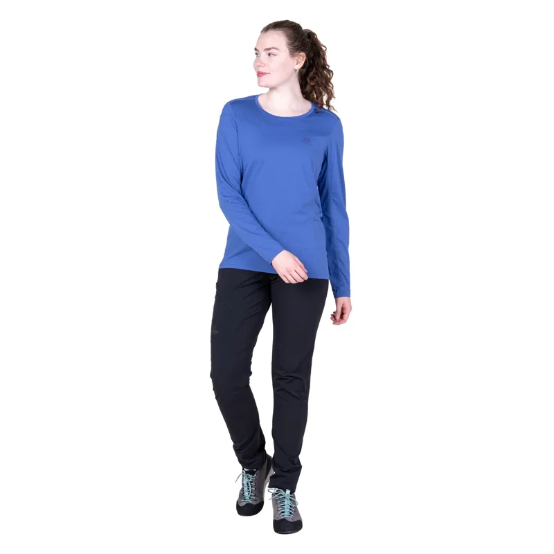 Mountain Equipment Womens Tempi Long Sleeved Tee - Vivid Blue-1