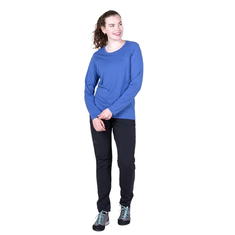 Mountain Equipment Womens Tempi Long Sleeved Tee - Vivid Blue-3