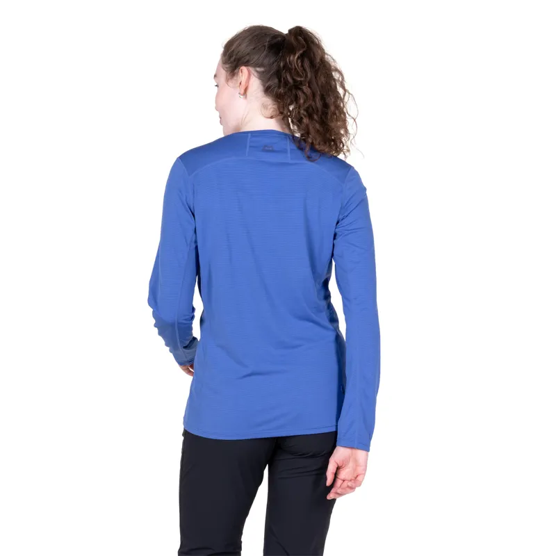Mountain Equipment Womens Tempi Long Sleeved Tee - Vivid Blue-4