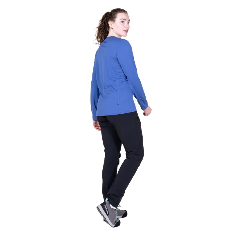Mountain Equipment Womens Tempi Long Sleeved Tee - Vivid Blue-5